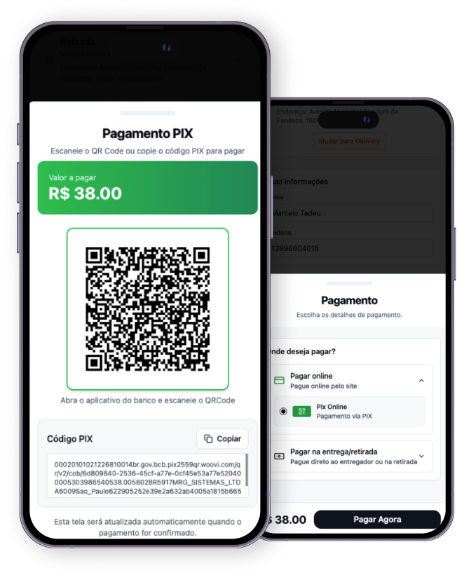 Pagamento Online e PIX